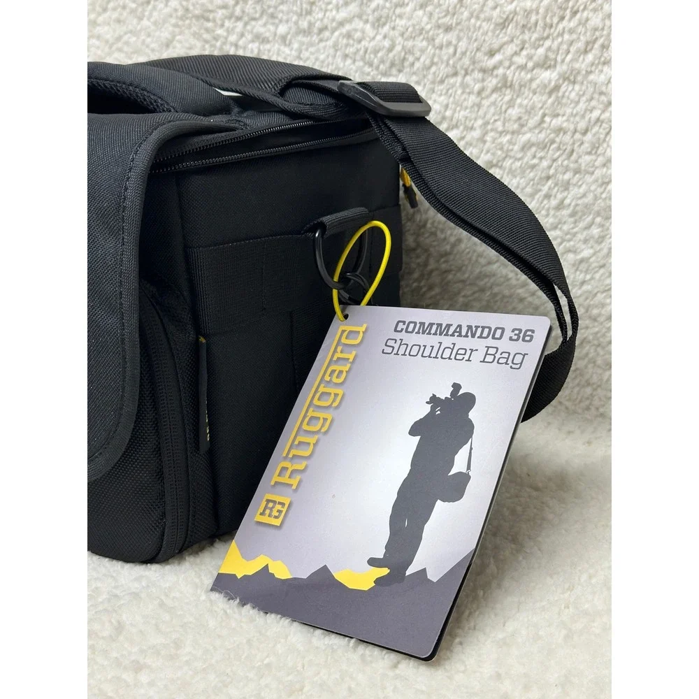 Ruggard Commando 36 Camera Bag Black DSLR Shoulder Case Padded Nylon PHB-125B